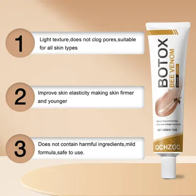 Qchzoc Bee Venom Facial Care Cream – Anti Aging Moisturizer for Wrinkles, Skin Tightening & Brightening Face Cream_img_4