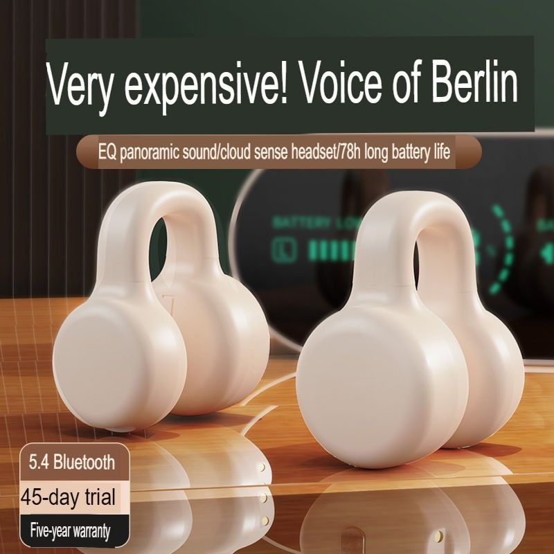 X51 Bluetooth Bone Conduction Earbuds New Model with Berlin Sound, Wireless Noise Cancelling & Long Battery Life_img_5