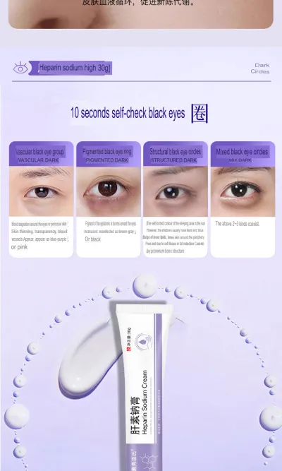 Su Xiu Chen Heparin Sodium Eye Cream – Dark Circle Remover, Anti Puffiness, Under Eye Brightening & Hydrating Cream_img_3