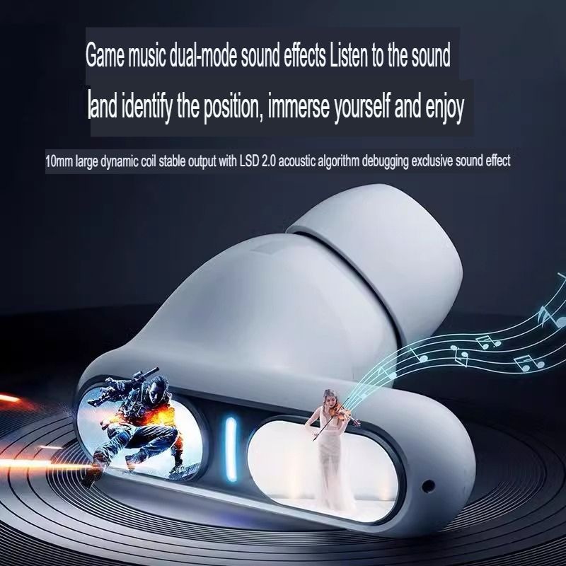 Best Wireless Bluetooth Gaming Earbuds – Semi In-Ear Headphones with Ultra-Low Latency, Hi-Fi Sound & Noise Reduction_img_1