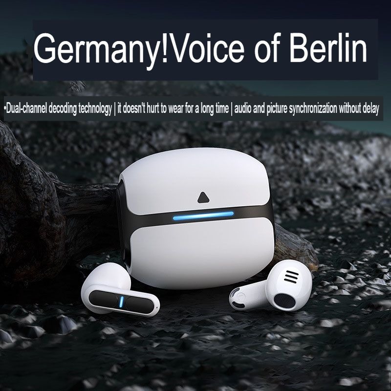 Best Wireless Bluetooth Gaming Earbuds – Semi In-Ear Headphones with Ultra-Low Latency, Hi-Fi Sound & Noise Reduction