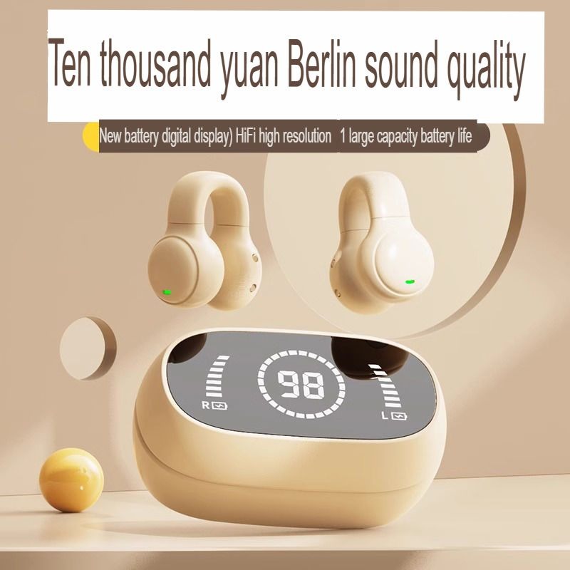 X51 Bluetooth Bone Conduction Earbuds New Model with Berlin Sound, Wireless Noise Cancelling & Long Battery Life_img_2