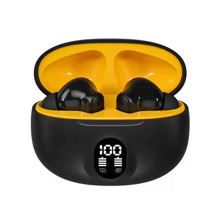 New S510 895B Wireless Bluetooth Earbuds with Digital LED Display, Hi-Fi Stereo Sound, Low Latency Gaming Mode & Long Battery Life
