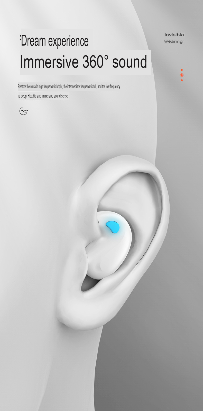 X55 True Wireless Bluetooth Earbuds with Digital Display | Ultra-Thin In-Ear Sleep Headset & Long Battery Life_img_4