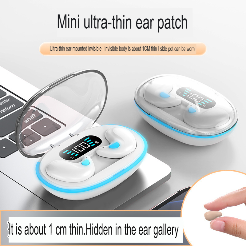 X55 True Wireless Bluetooth Earbuds with Digital Display | Ultra-Thin In-Ear Sleep Headset & Long Battery Life_img_1