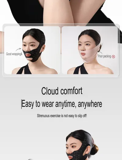 Niliya Facial V-Shape Bandage – Double Chin Reducer, Face Lifting Mask, Jawline Contouring & Anti Wrinkle Lifting Bandage._img_2