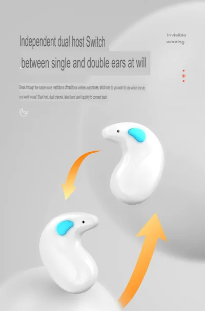 X55 True Wireless Bluetooth Earbuds with Digital Display | Ultra-Thin In-Ear Sleep Headset & Long Battery Life_img_8