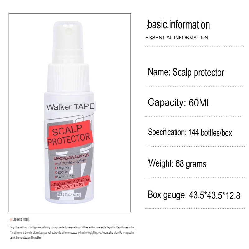 Walker Tape Scalp Protector creates a protective, intelligent film on the skin to improve adhesive hold. Non-irritating, sweat and oil-resistant formula ensures longer-lasting wig and tape adhesion._img_4