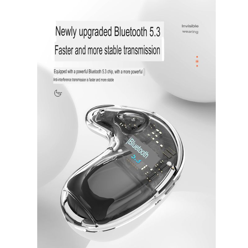X55 True Wireless Bluetooth Earbuds with Digital Display | Ultra-Thin In-Ear Sleep Headset & Long Battery Life_img_10