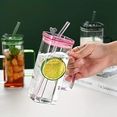 Transparent Juice Cup Water Mug Milk Cups Coffee Cup-400ml_img_1