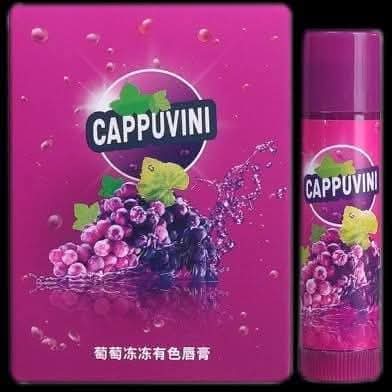 CAPPUVINI 3pcs Set Grape Tinted Lip Balm