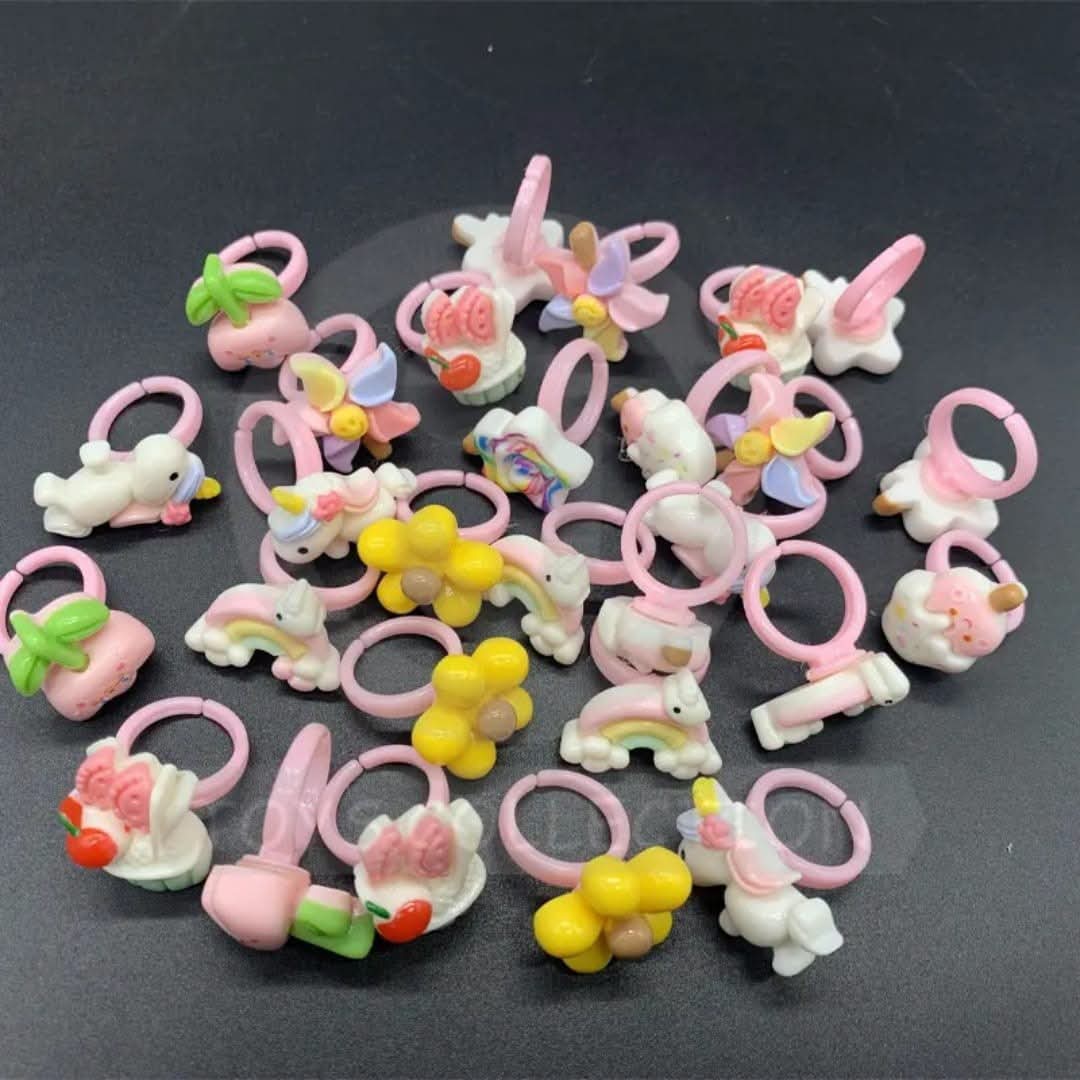 Girls Cartoon Cinnamoroll Koromi Rings(5pcs)_img_3