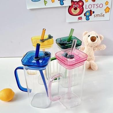 Transparent Juice Cup Water Mug Milk Cups Coffee Cup-400ml