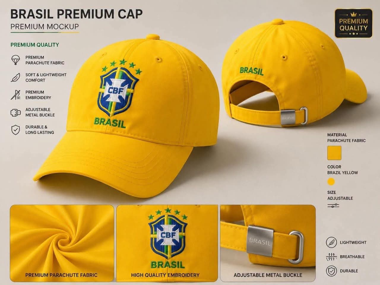 Brazil Sports Cap_img_1