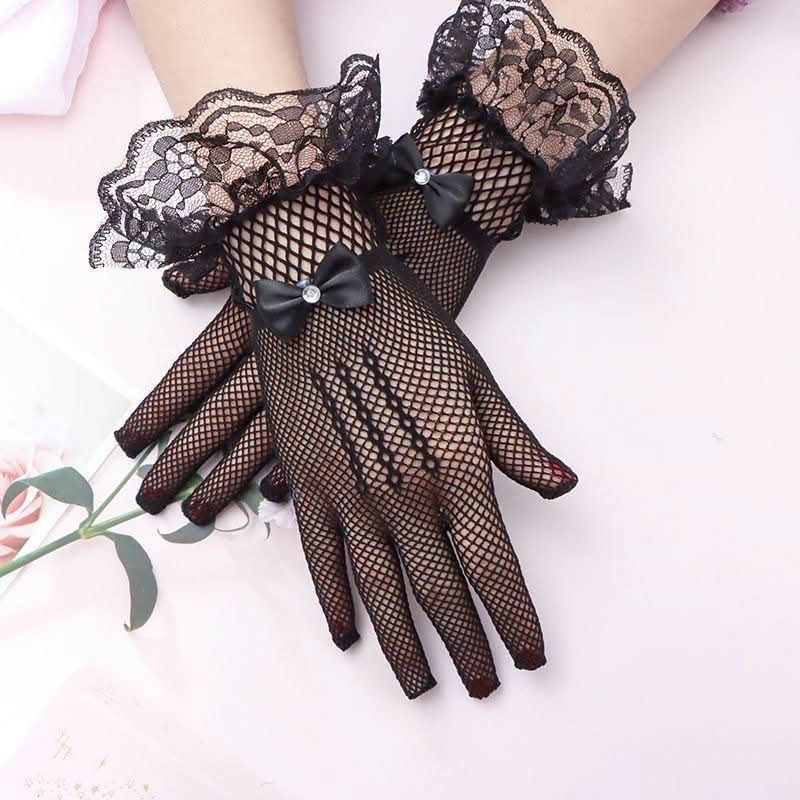 Full Finger hand Gloves Net hand Gloves_img_4