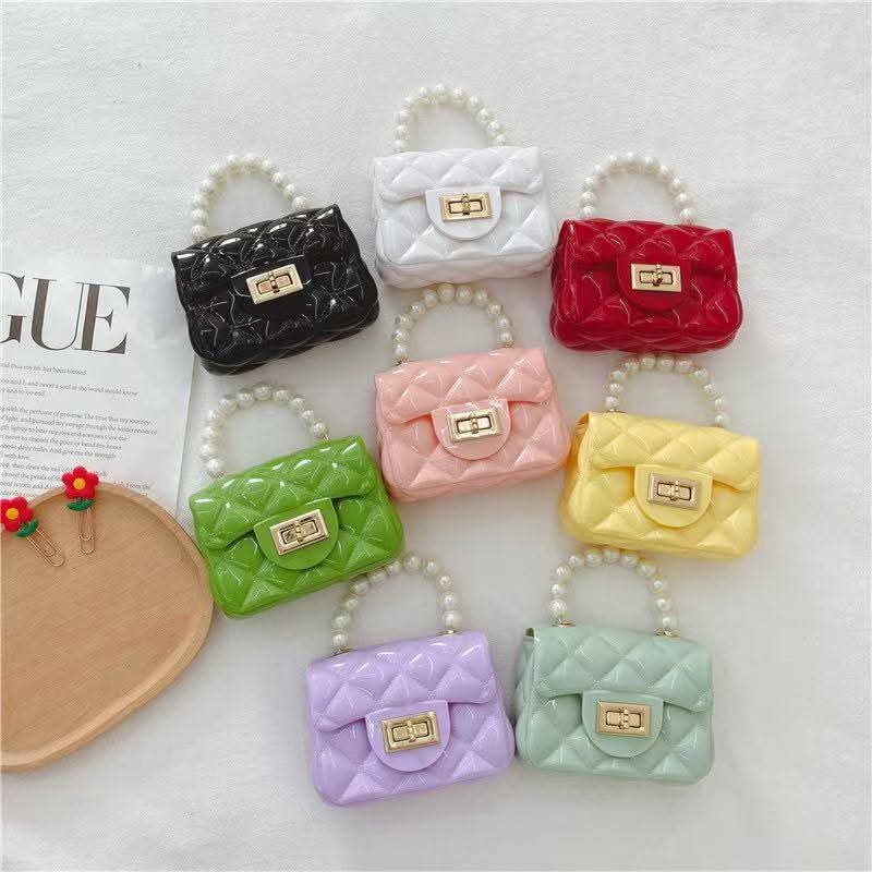 Crossbody Bags with Pearl Handle