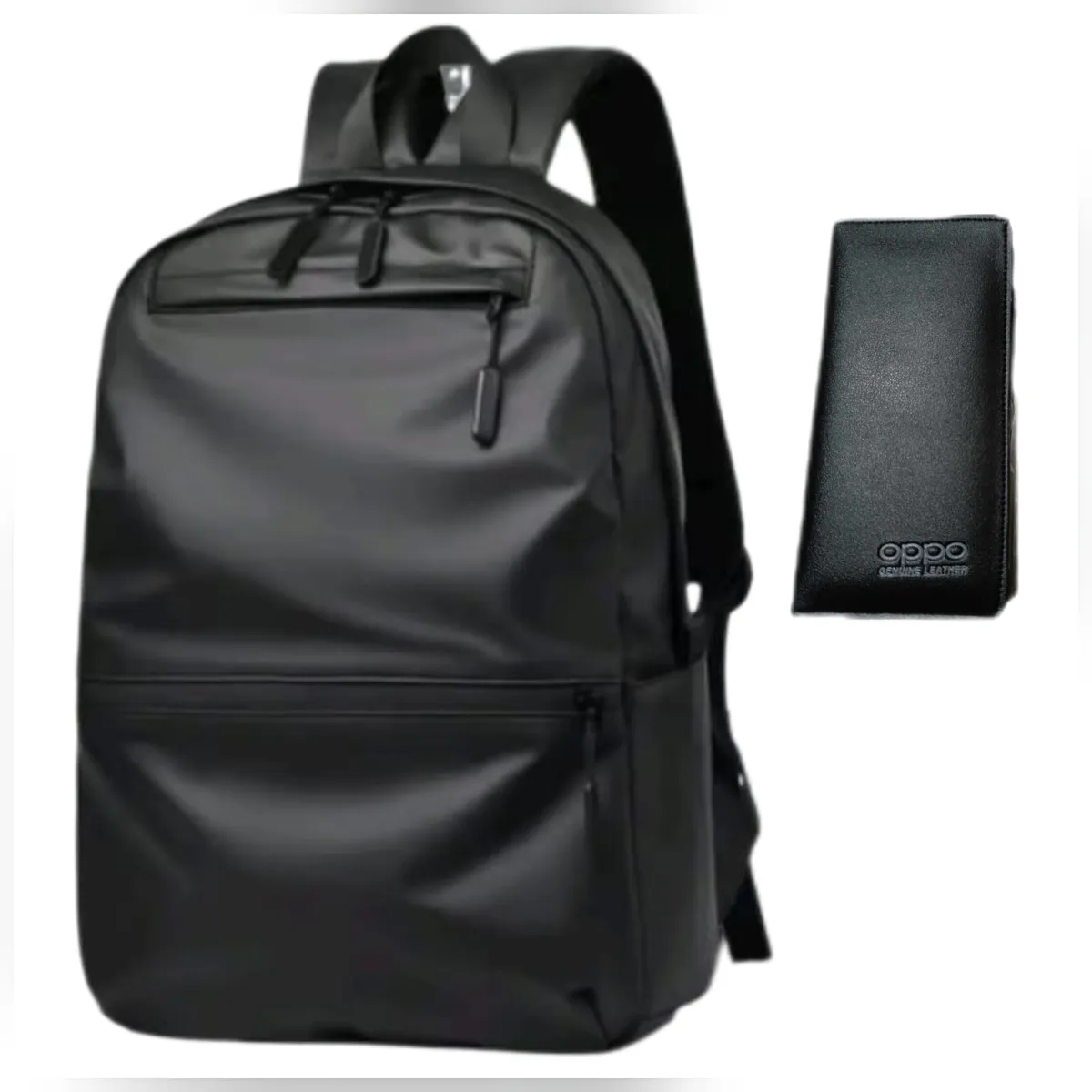 Men Back pack( wallet সহ) black..(code 12)..  ঢাকা সিটিতে ৭০, বাইরে ১৩০ টাকা কুরিয়ার চার্জ প্রযোজ্য