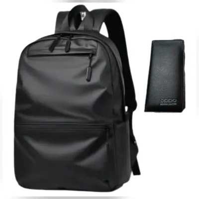 Men Back pack( wallet সহ) black..(code 12)..  ঢাকা সিটিতে ৭০, বাইরে ১৩০ টাকা কুরিয়ার চার্জ প্রযোজ্য_img_0