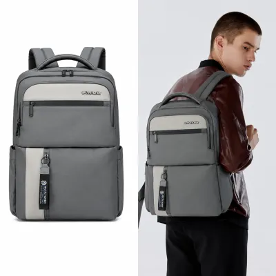 (Ash Colour) ARCTIC HUNTER 15.6 Inch Anti-Theft Waterproof Business Laptop And Travel Backpack....(Model 192).. ঢাকা সিটিতে ৭০, বাইরে ১৩০ টাকা কুরিয়ার চার্জ প্রযোজ্য_img_1