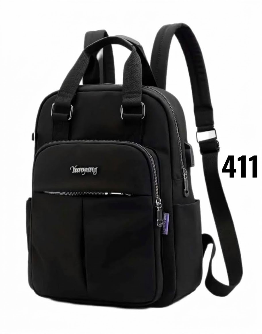 New leisure nylon ladies CHINA Bagpack (Black)...(code 411)..... ঢাকা সিটিতে ৭০, বাইরে ১৩০ টাকা কুরিয়ার চার্জ প্রযোজ্য