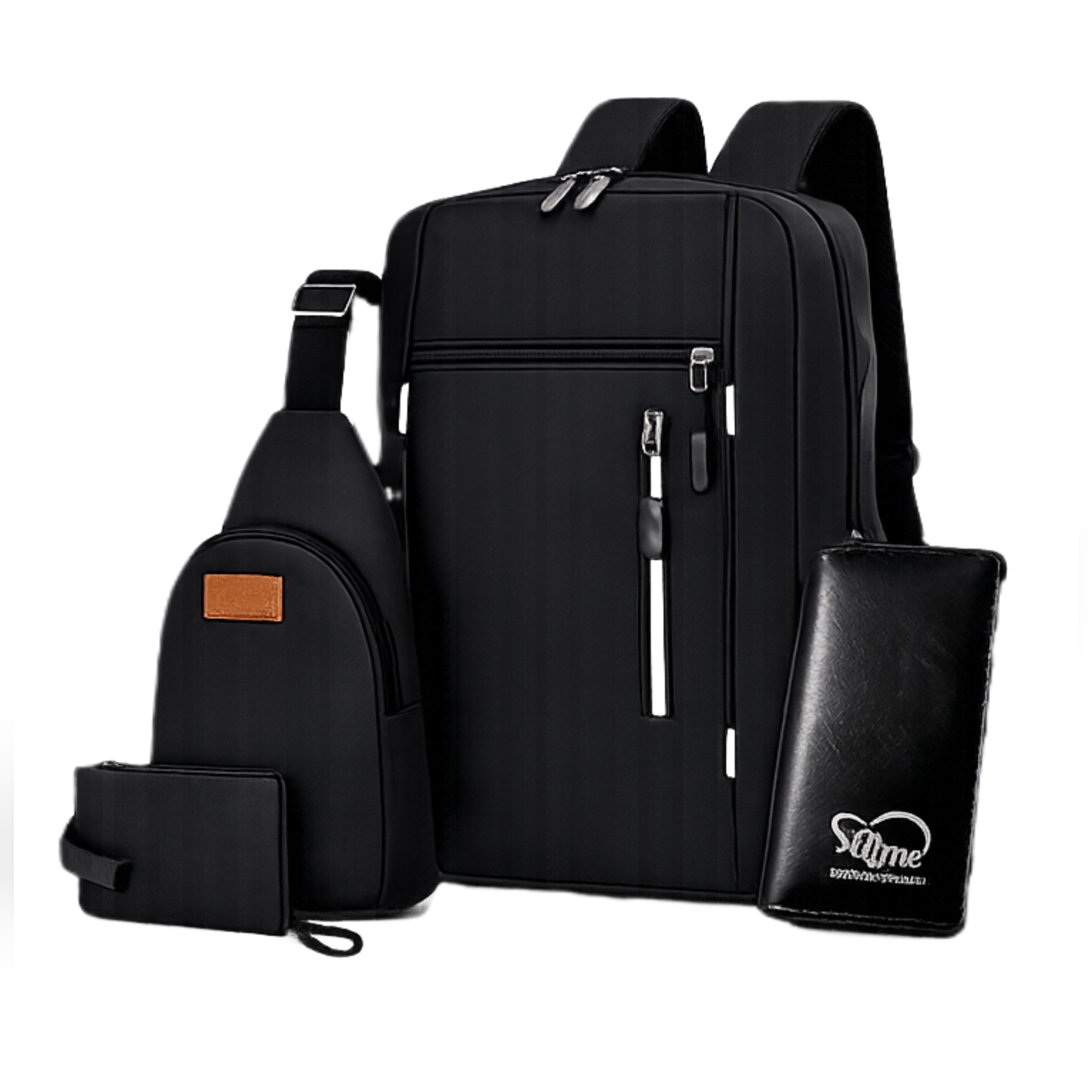 4 Pics Bag Combo Pack(Black).....( code 31)....... ঢাকা সিটিতে ৭০, বাইরে ১৩০ টাকা কুরিয়ার চার্জ প্রযোজ্য_img_0