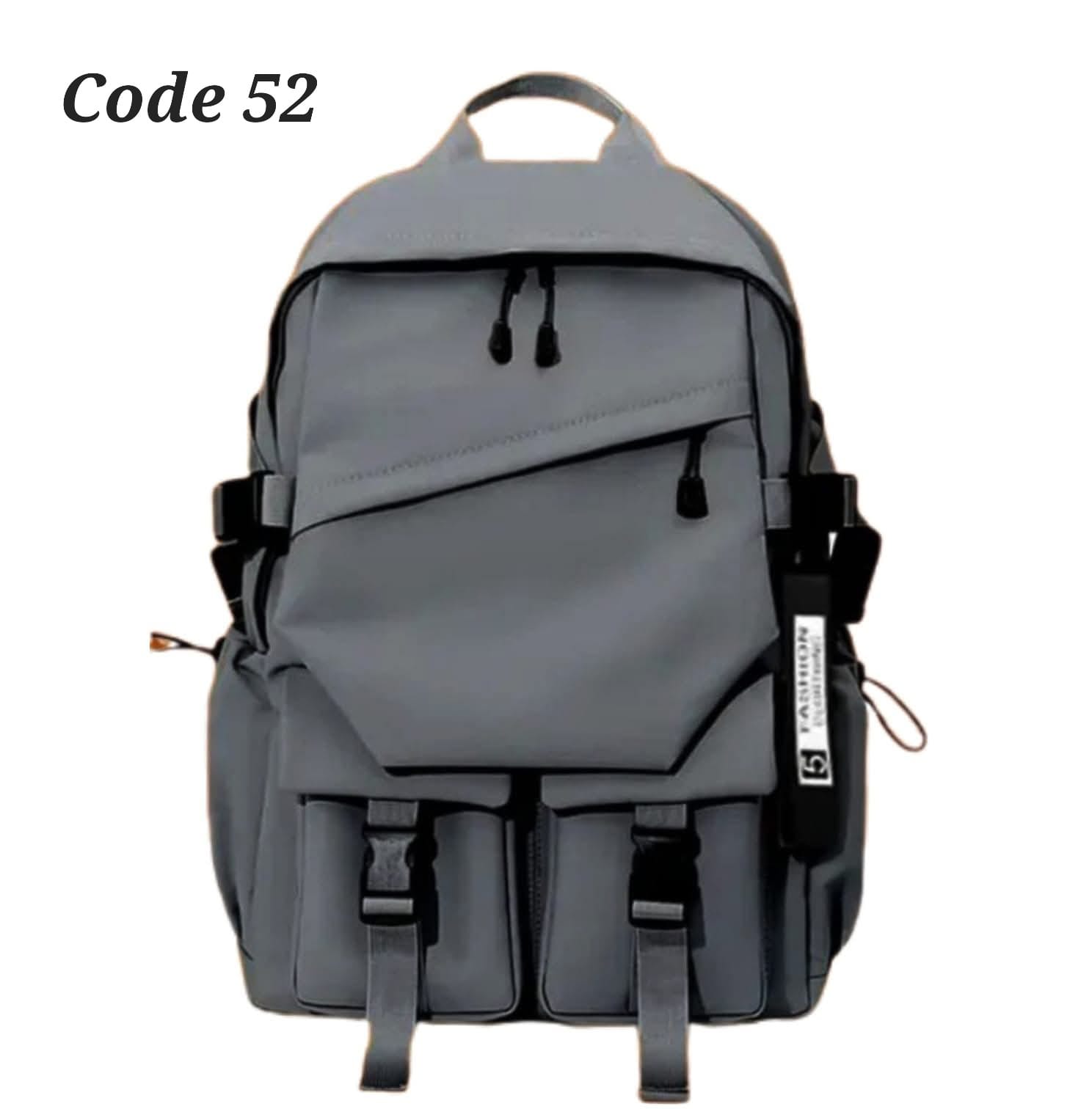 🎒 Stylish Waterproof Backpack Ash .....( code 52)...... ঢাকা সিটিতে ৭০, বাইরে ১৩০ টাকা কুরিয়ার চার্জ প্রযোজ্য_img_0