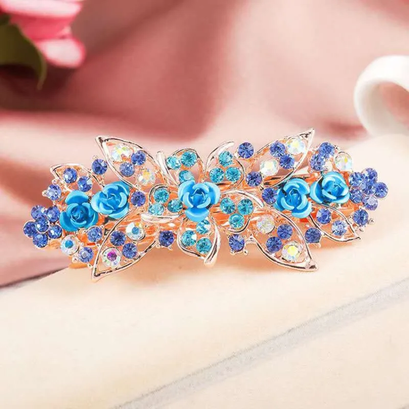 Light Luxury Rhinestone Ponytail Clip