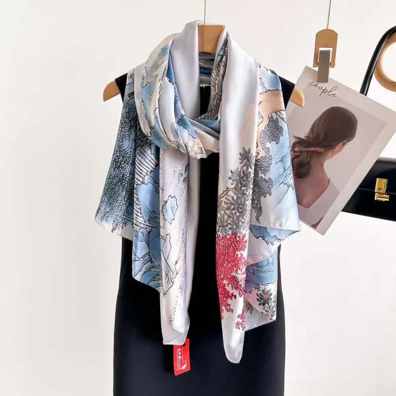 Satin Faux Mulberry Silk Scarf