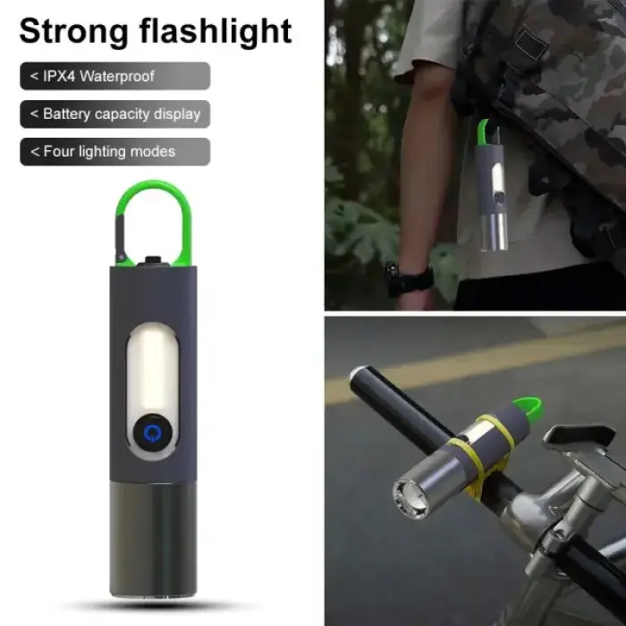Digital Thunder XST-836 Rechargeable Waterproof LED Flashlight Torch