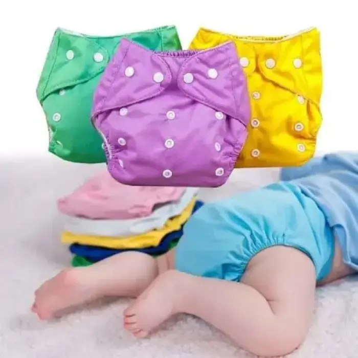 Re-Washable Baby Cloth Diapers with Waterproof Materials_img_3