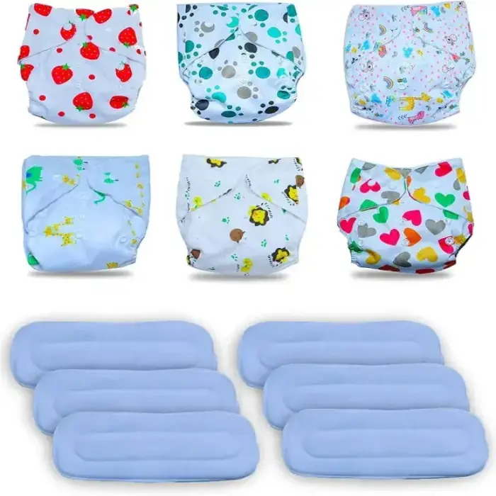 Re-Washable Baby Cloth Diapers with Waterproof Materials_img_1