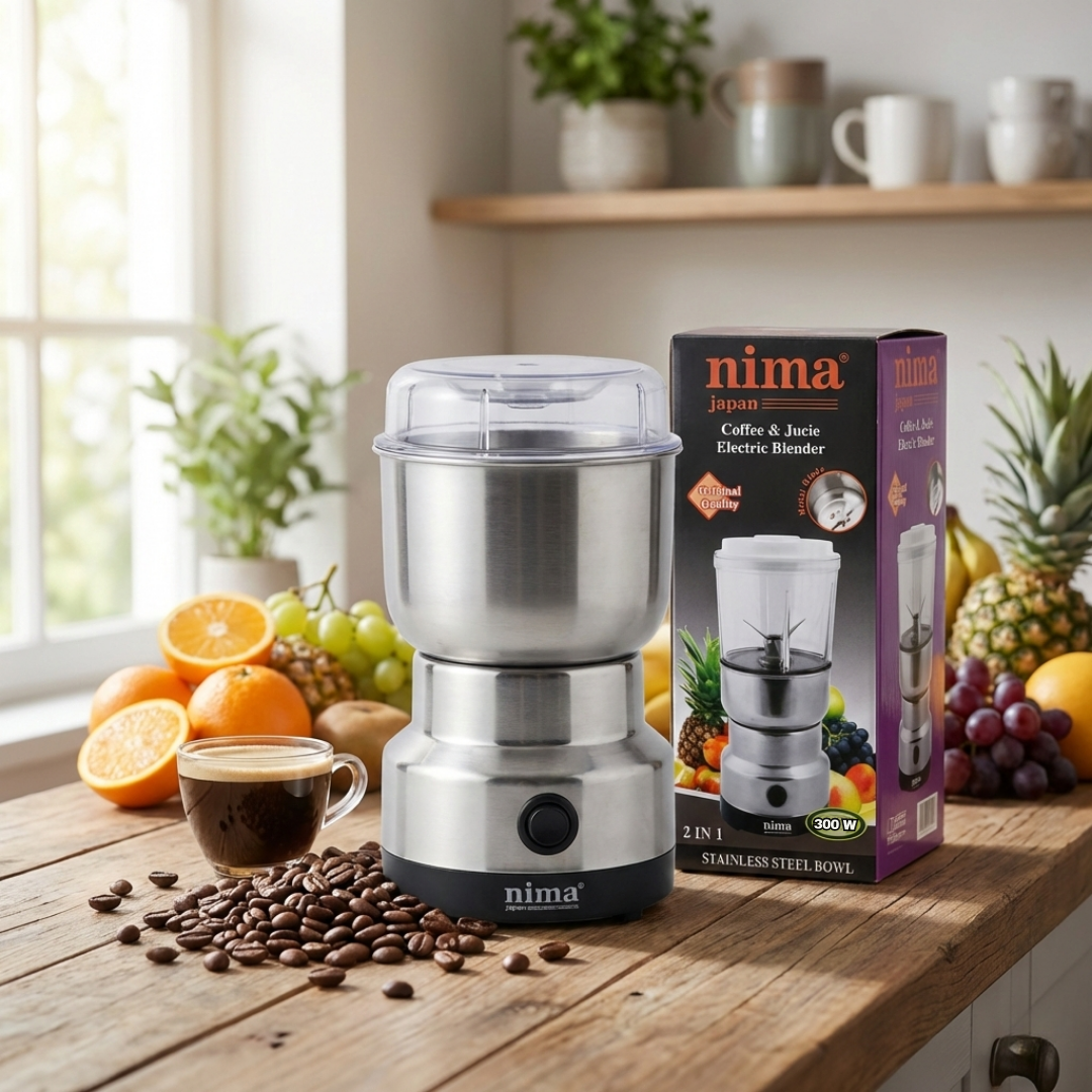 Nima 2 in 1 Blender – 300W High Speed Electric Grinder & Juice Blender