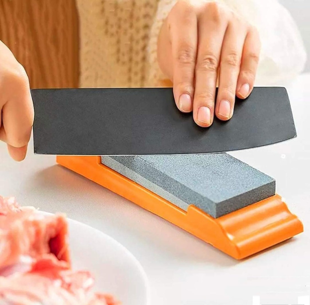 Premium Dual-Sided Knife Sharpening Stone for Kitchen Knives & Cleaver
