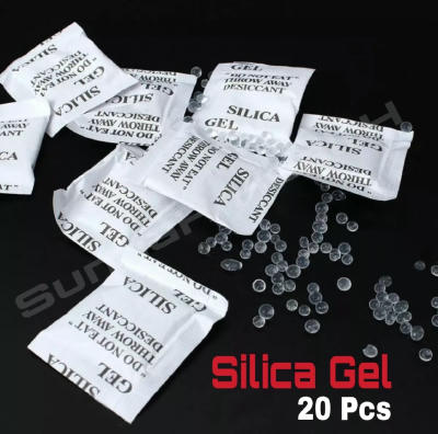 Desiccant Silica Gel Packets 1g (20 Pack) – Moisture Absorber for Storage & Electronics