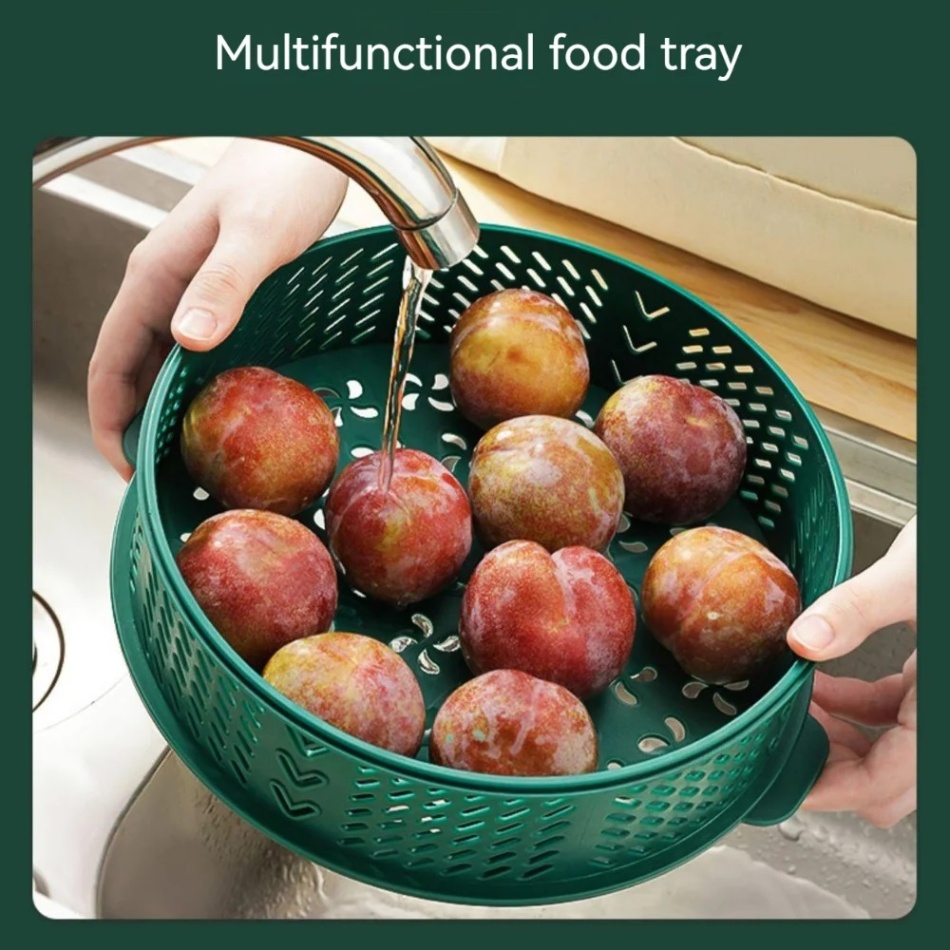 5 Layer Food Cover – Transparent Stackable Dust-Proof Food Storage Organizer_img_3