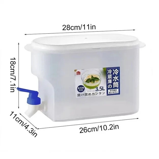 Juice Jar 3.5L – Large Juice Dispenser with Tap for Home and Party Use_img_1