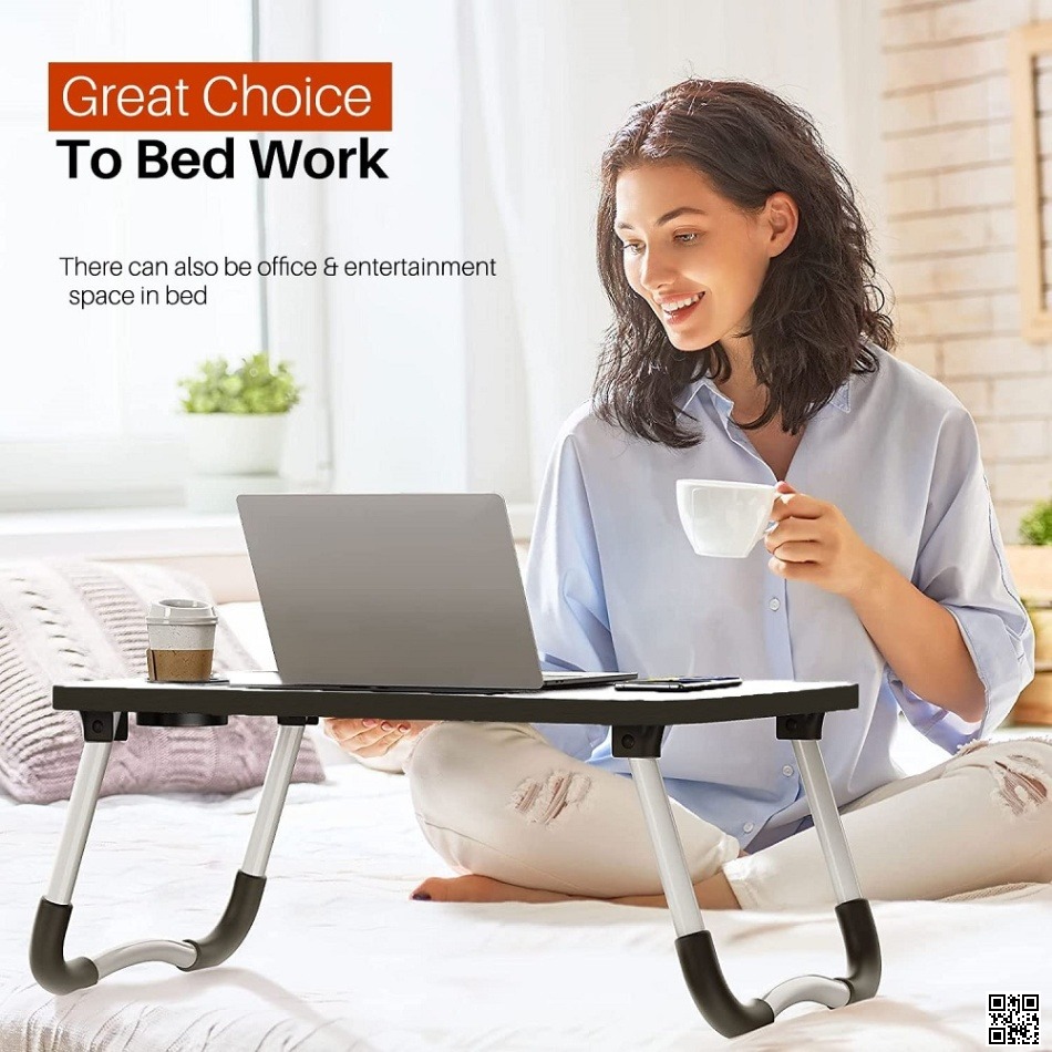 Foldable Bed Laptop Table for Study, Eating & Work | Portable Sofa Desk_img_4