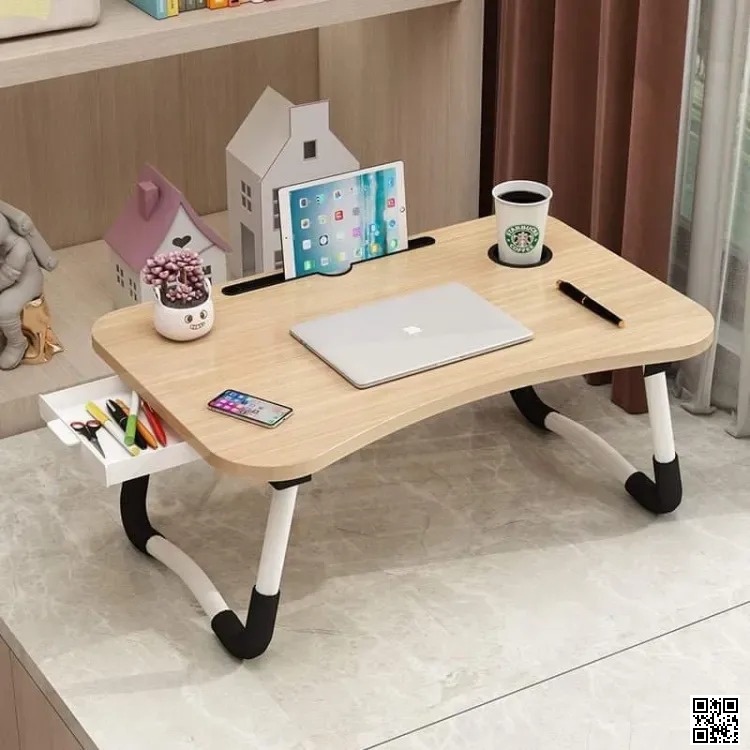 Foldable Bed Laptop Table for Study, Eating & Work | Portable Sofa Desk_img_2