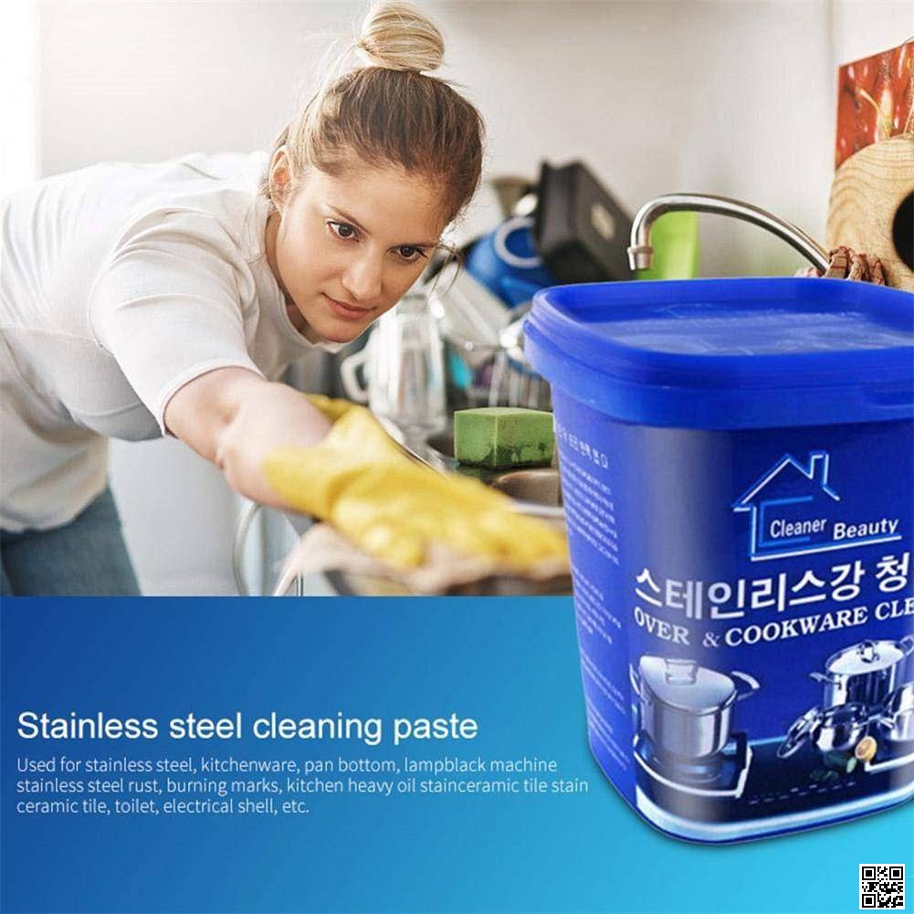 Stainless Steel Kitchen Cleaner Paste – Heavy Duty Grease & Rust Remover_img_3