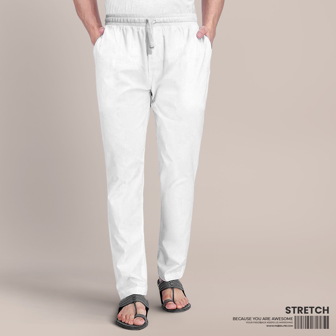 🔥 Men’s Premium Pajama [Stretch] – White
