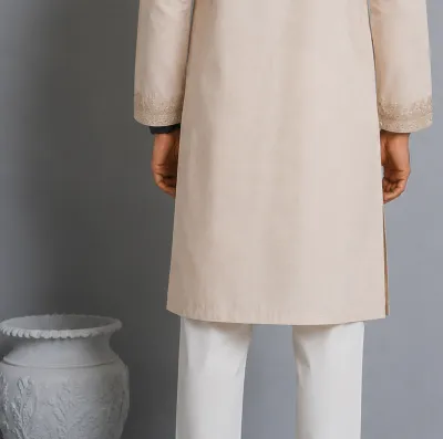 Premium Beige Panjabi 🤍 | Timeless Elegance by The SENZO ✨_img_3