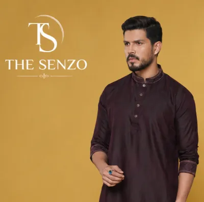 Premium Maroon Panjabi | The SENZO 🖤✨_img_2