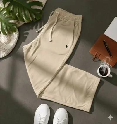 Premium Linen-Cotton Blend Casual Polo Trousers_img_2