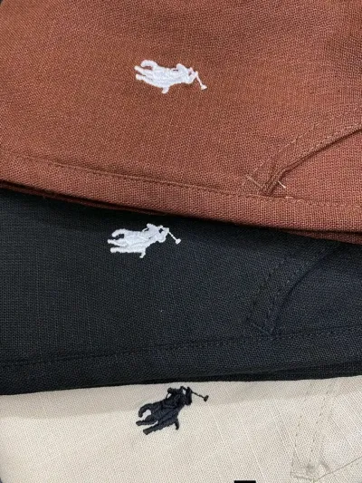 Premium Linen-Cotton Blend Casual Polo Trousers_img_1