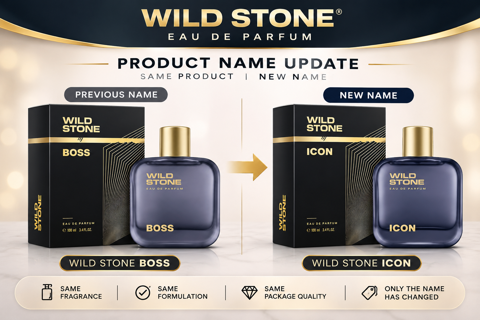 Wild Stone ICON Perfume for Men Eau De Parfum 100ml Luxury Long-Lasting Fragrance Premium Perfume for men Infused with Woody & Citrusy Notes_img_2