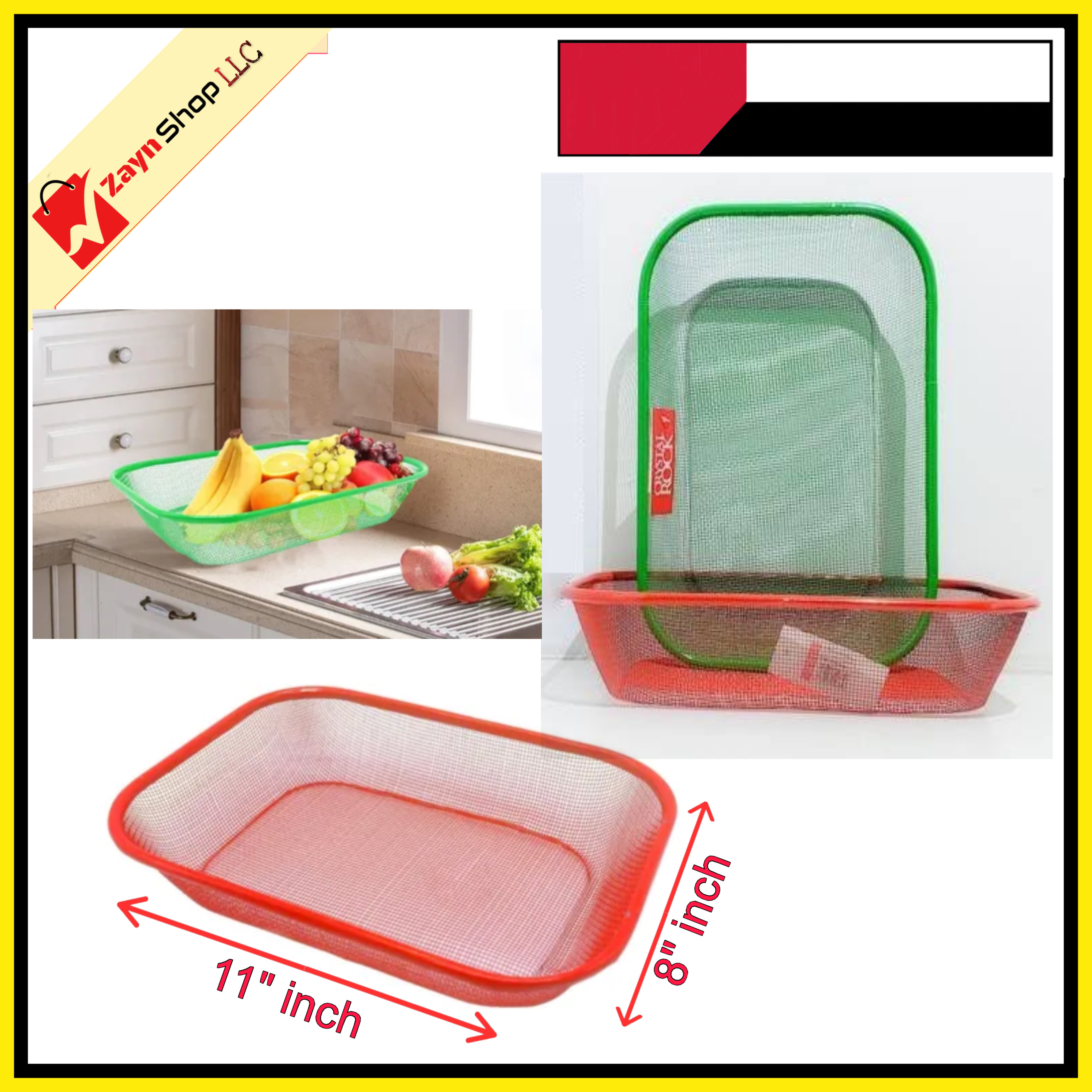 Mesh Fruit Basket 1 pcs Kitchen Basket Vegetables Fruit Holder Kitchen Supplies Dining Table Decor Storage_img_0