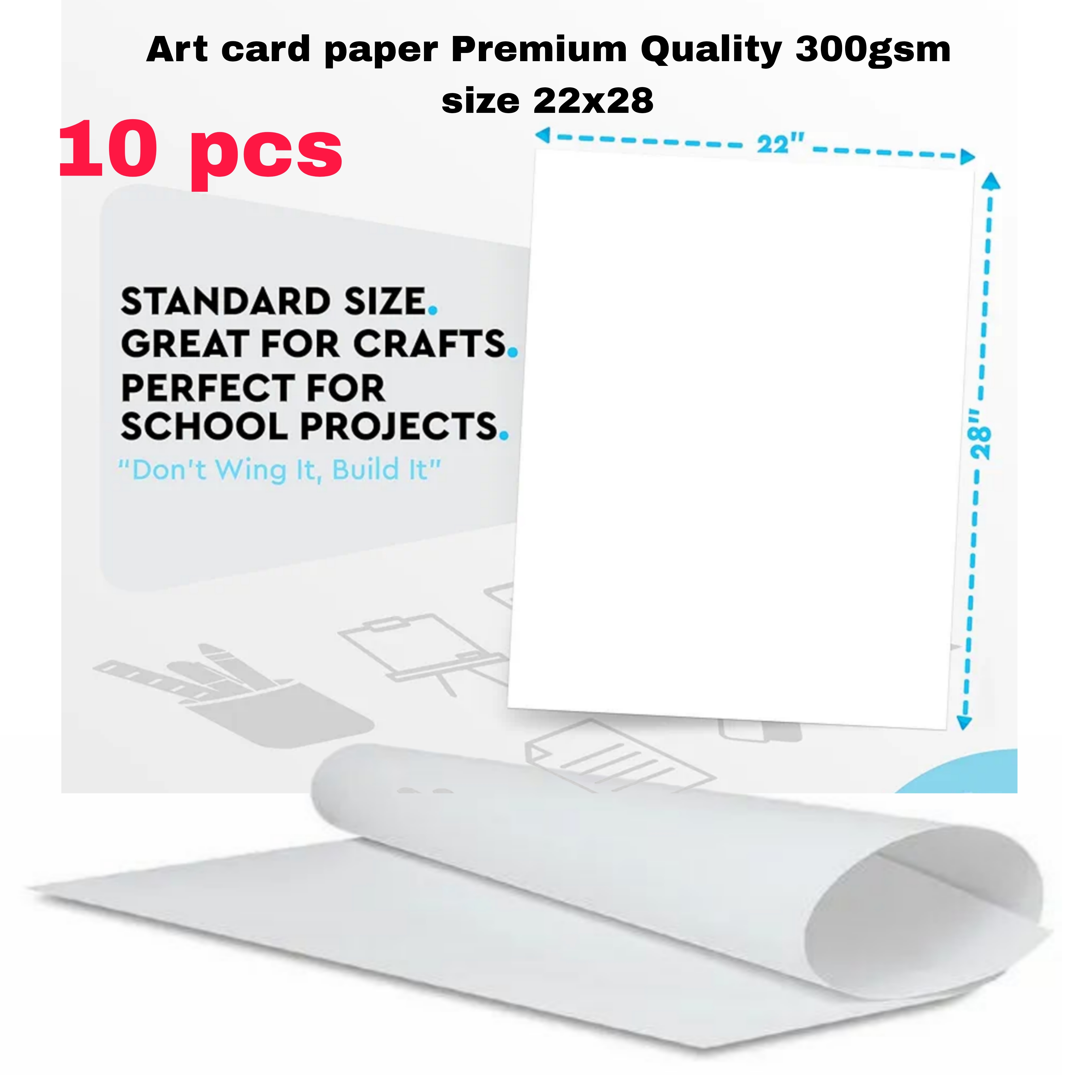 #Art Card Hansol Premium Quality 300gsm 10 Sheets_img_0