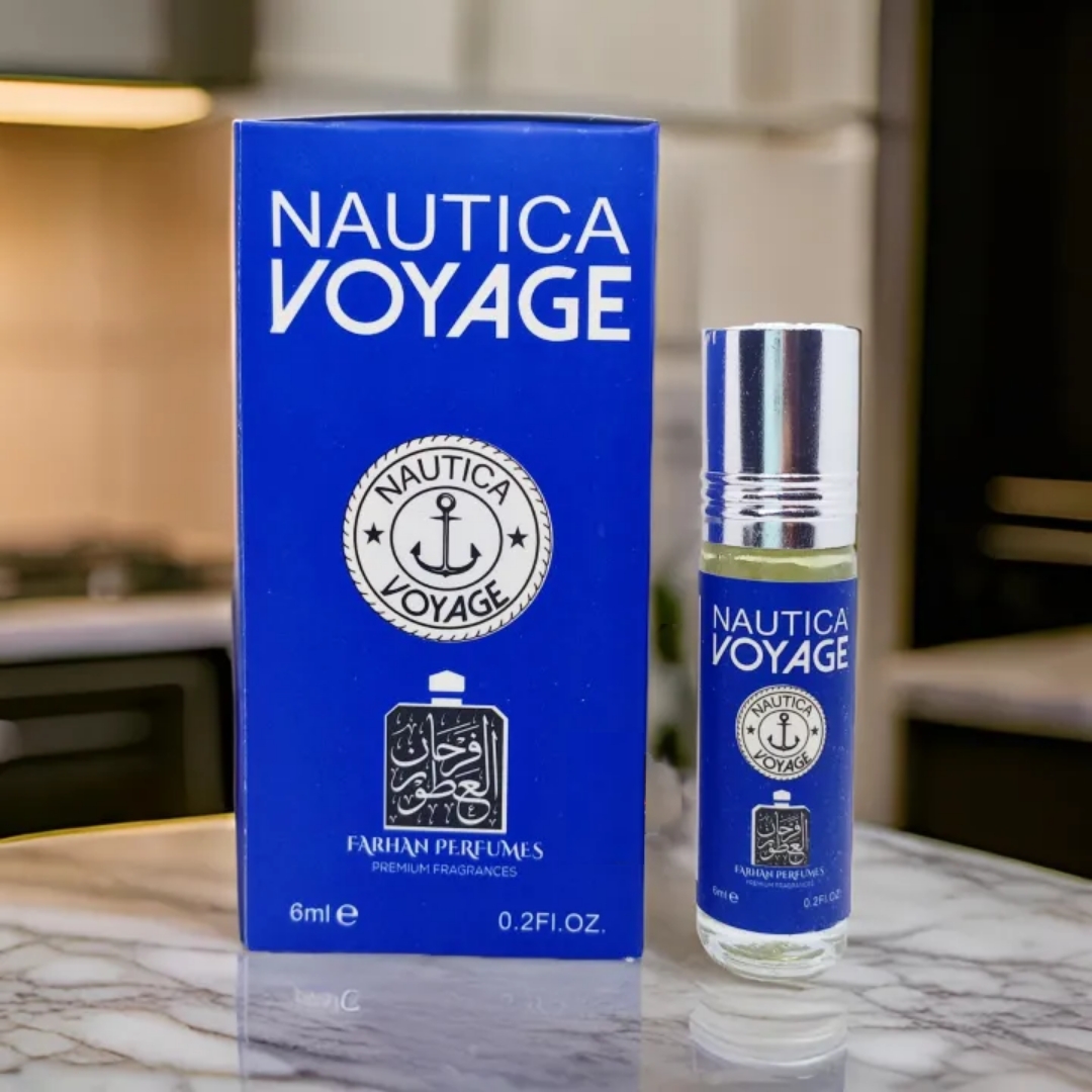 NAUTICA VOYAGE Attar by Al Farhan Concentrated Perfume Oil Long Lasting Fragrance - 6ml_img_0