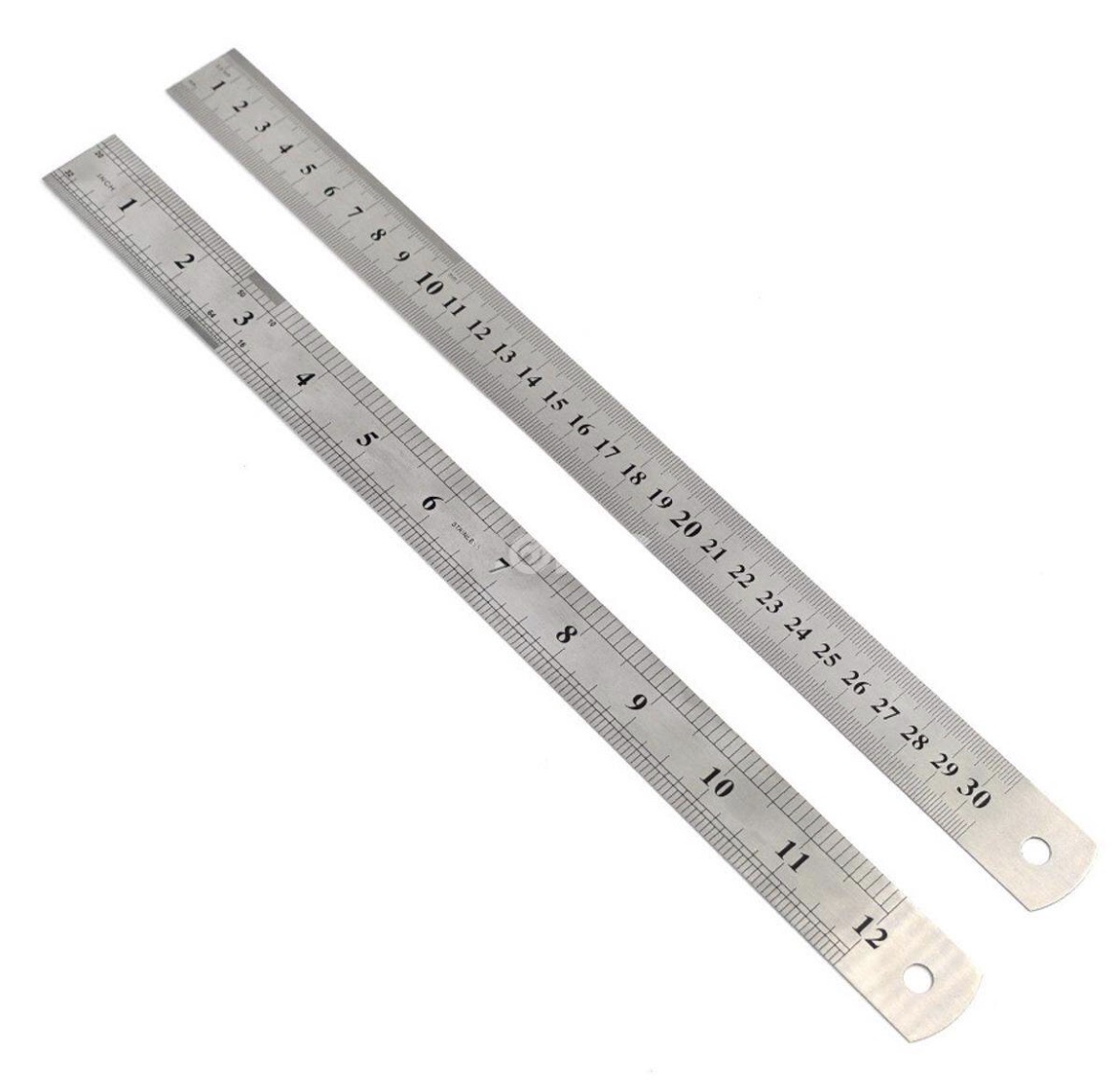Stainless Steel Measuring Ruler 12 inches/30 cm (Scale) 1pcs_img_0