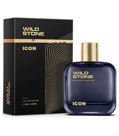 Wild Stone ICON Perfume for Men Eau De Parfum 100ml Luxury Long-Lasting Fragrance Premium Perfume for men Infused with Woody & Citrusy Notes